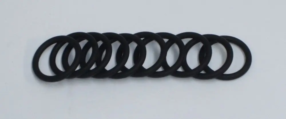 Schwarze O-Ringe in mehreren Lagen angeordnet, geeignet für verschiedene Anwendungen, einschließlich für Daikin-Produkte.